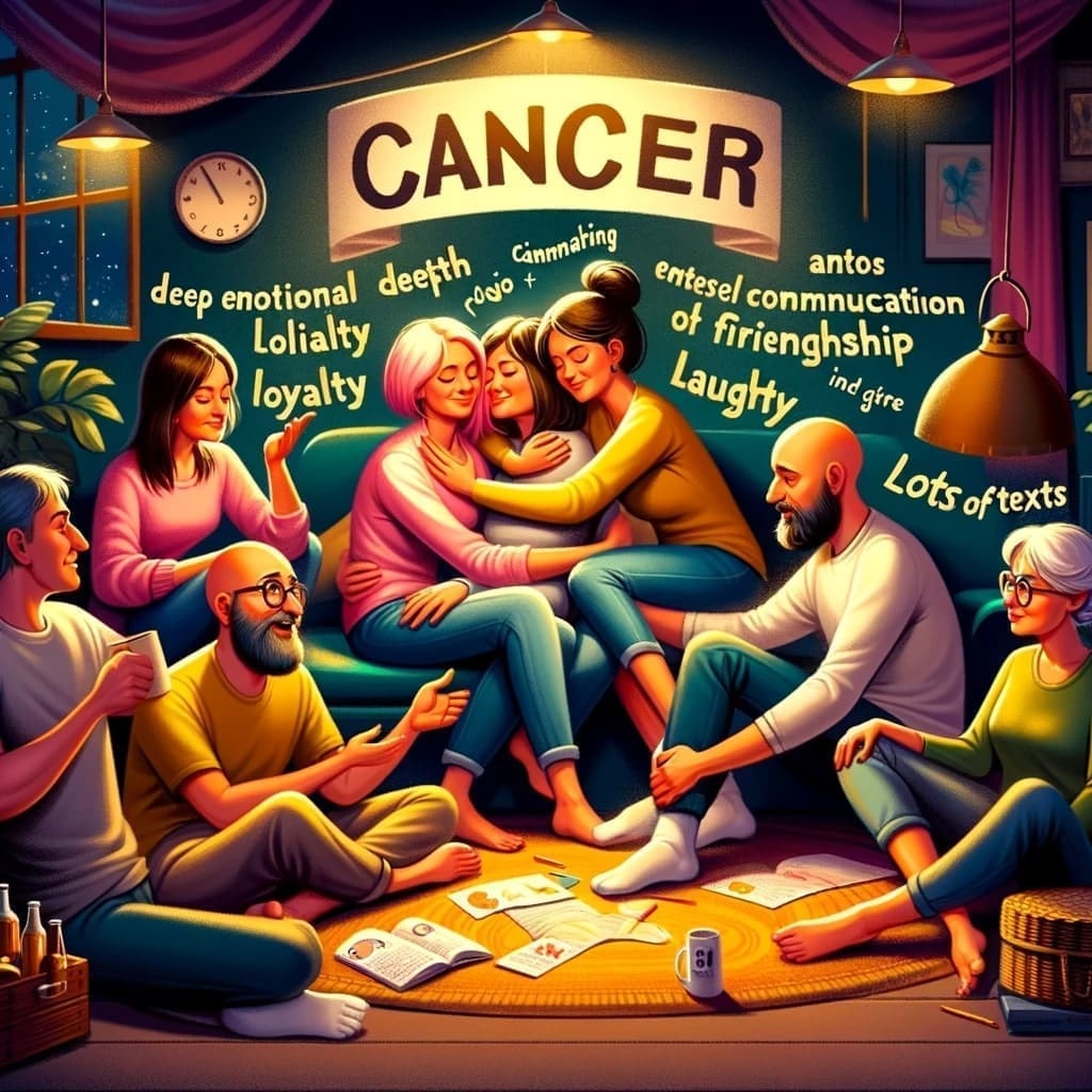 Cancer's Approach to Friendship: Loyalty, Laughter, and Lots of Texts