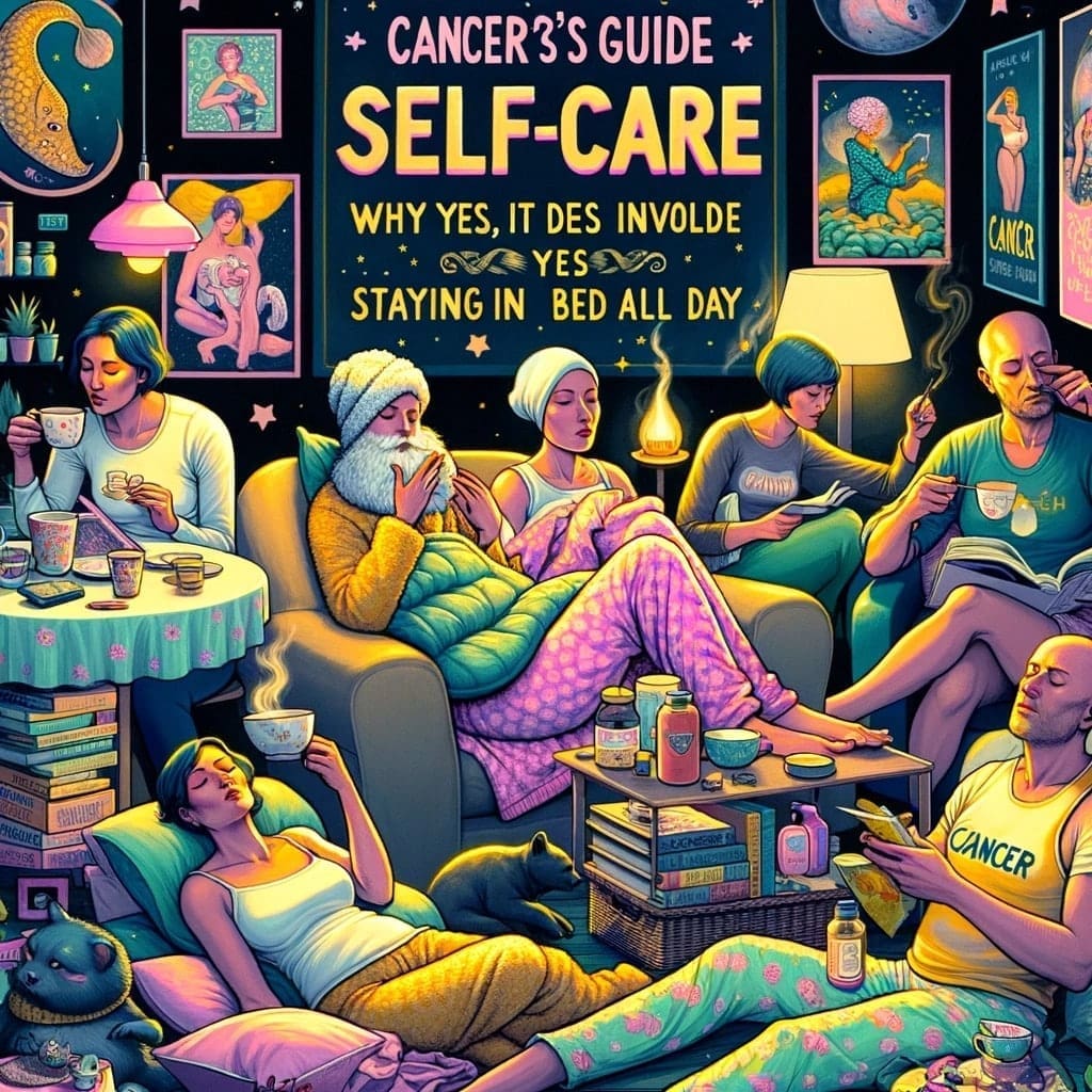 Cancer's Guide to Self-Care: Why Yes, It Does Involve Staying in Bed All Day