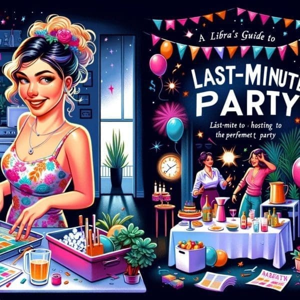 Libra’s Guide to Hosting the Perfect (Last-Minute) Party