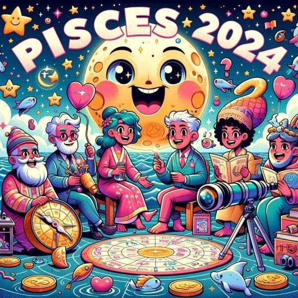 Pisces Horoscope 2024- Moon-Influenced Insights for Your Year Ahead