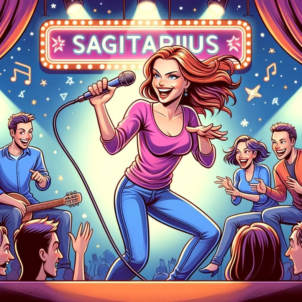 Sagittarius and Improv Comedy: Making It Up as They Go Along