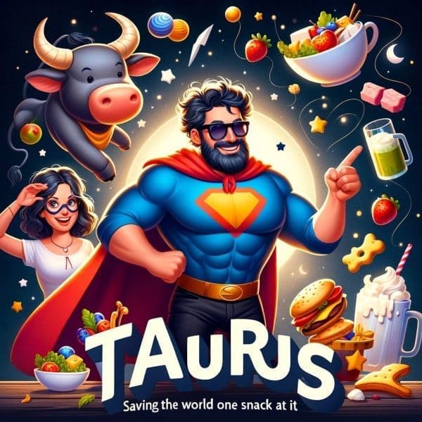 Taurus as a Superhero- Saving the World One Snack at a Time