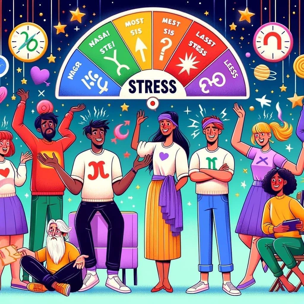 Unveiling Anxieties- Ranking Zodiac Signs From Most to Least Stressed