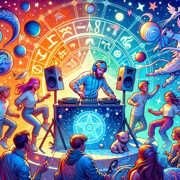 The Celestial DJ: Spinning Clairvoyant Tunes for the Zodiac Signs