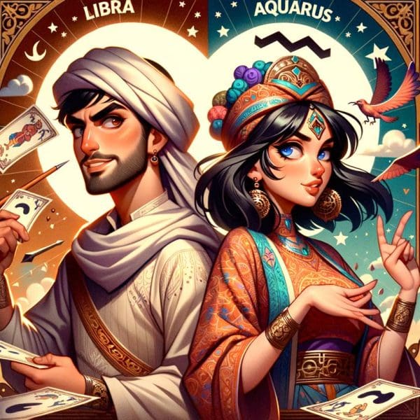Libra Moons vs. Aquarius Moons: Comparative Astrological Insights