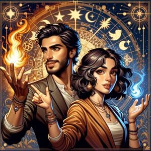 The Mystique of Twin Flame Aspects in Synastry Charts