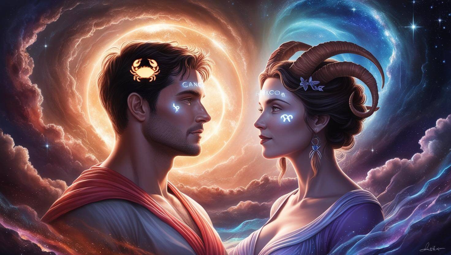 Cancer Man and Capricorn Woman - Love Compatibility Calculator