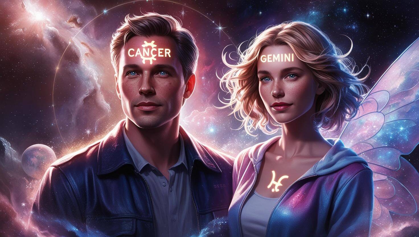 Cancer Man and Gemini Woman - Love Compatibility Calculator