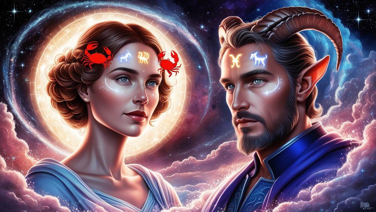 Cancer Woman and Capricorn Man - Love Compatibility Calculator
