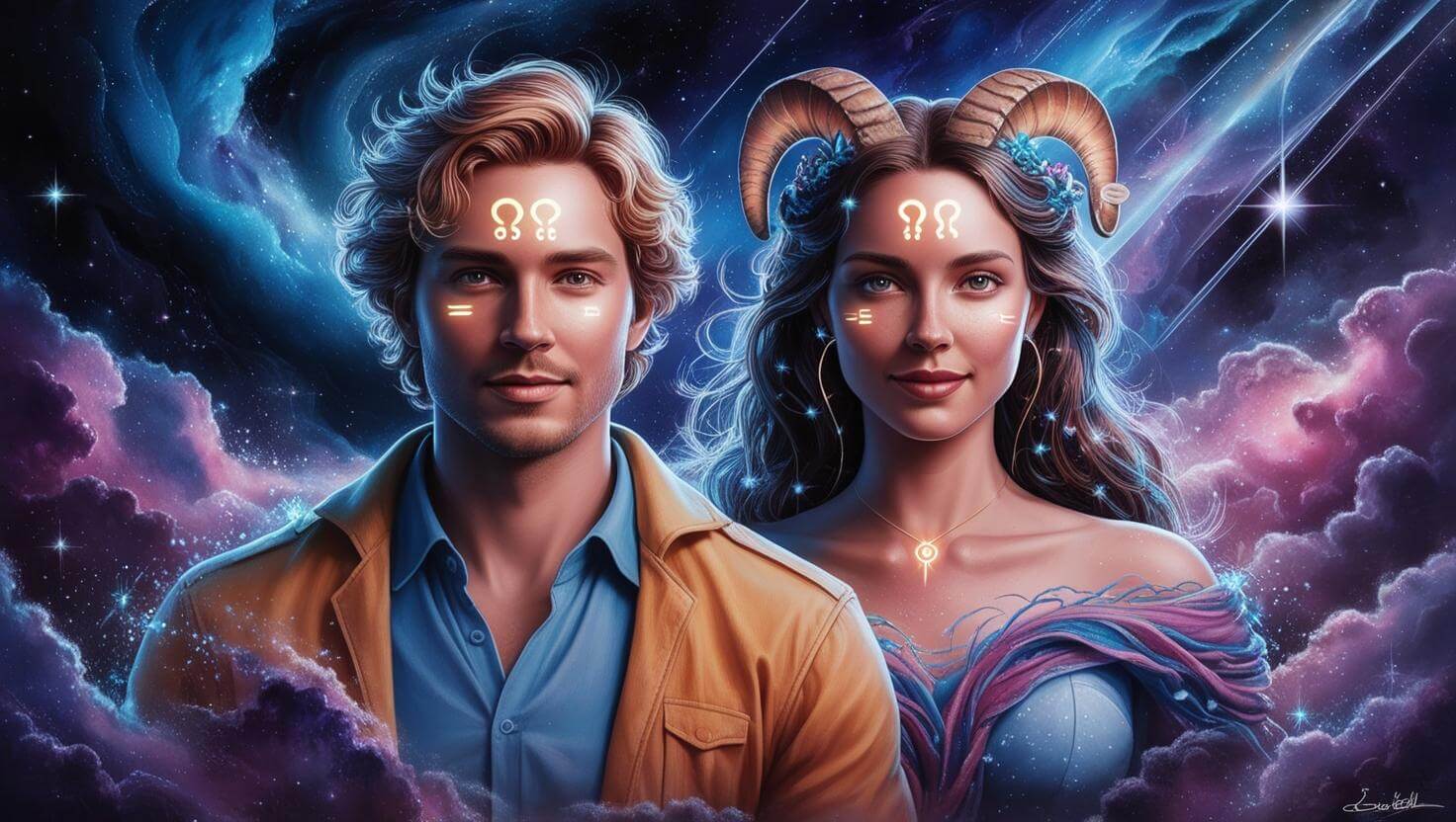 Gemini Man and Aries Woman - Love Compatibility Calculator
