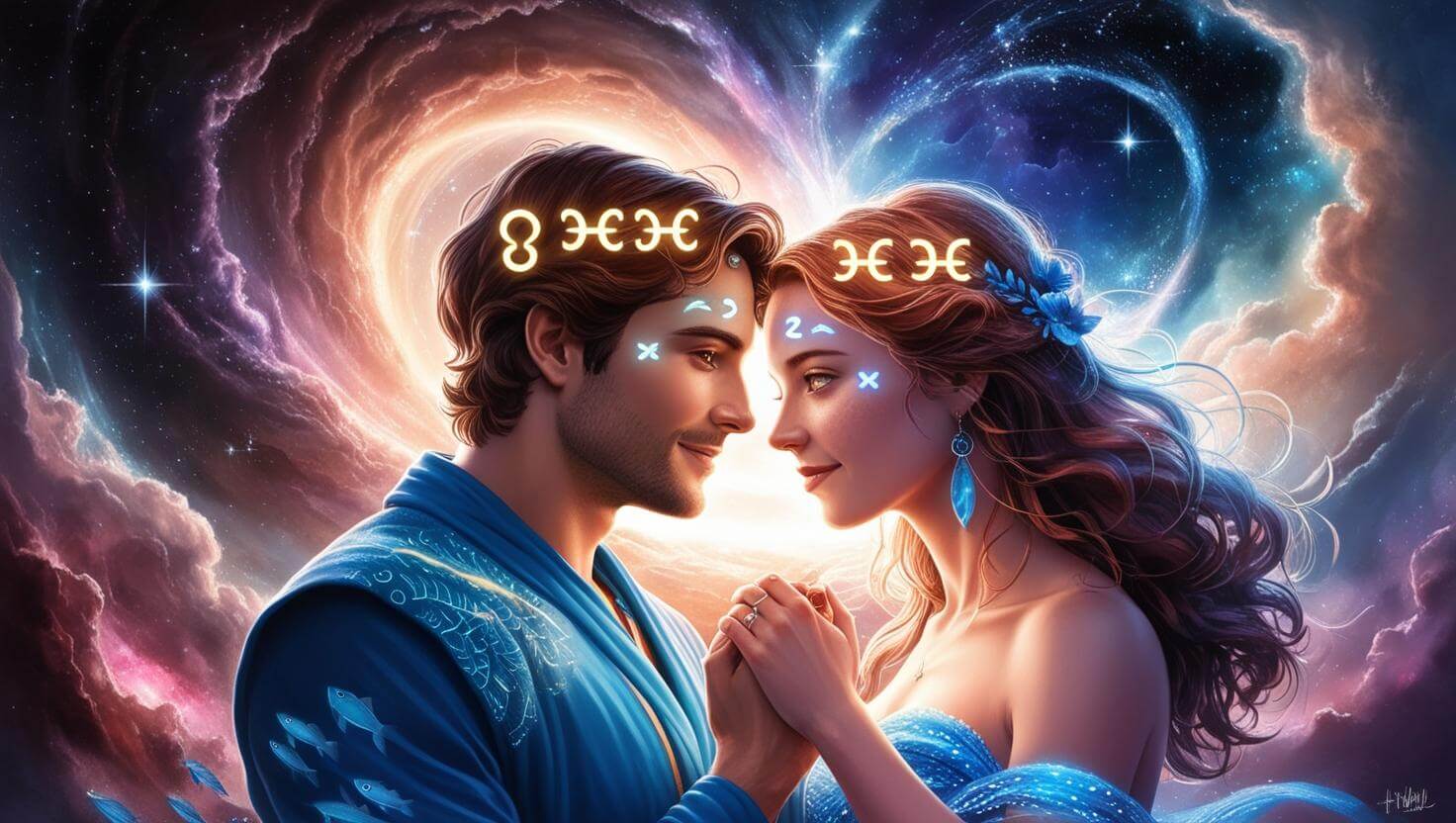 Gemini Man and Pisces Woman - Love Compatibility Calculator
