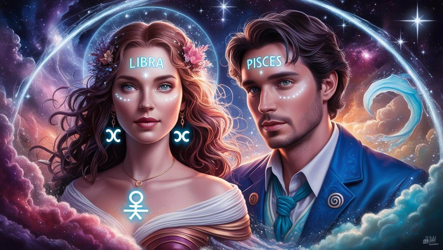 Libra Woman and Pisces Man - Love Compatibility Calculator