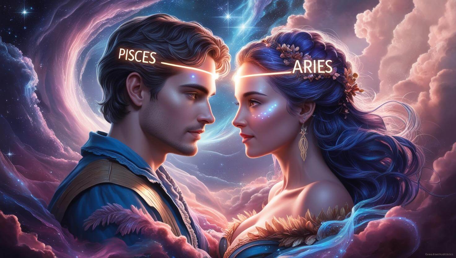 Pisces Man and Aries Woman - Love Compatibility Calculator