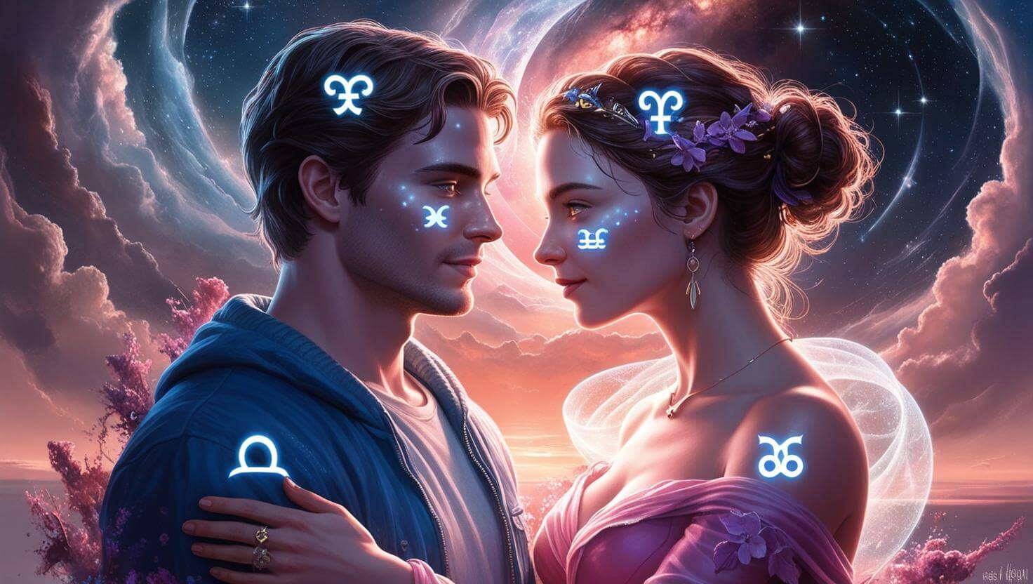 Pisces Man and Libra Woman - Love Compatibility Calculator