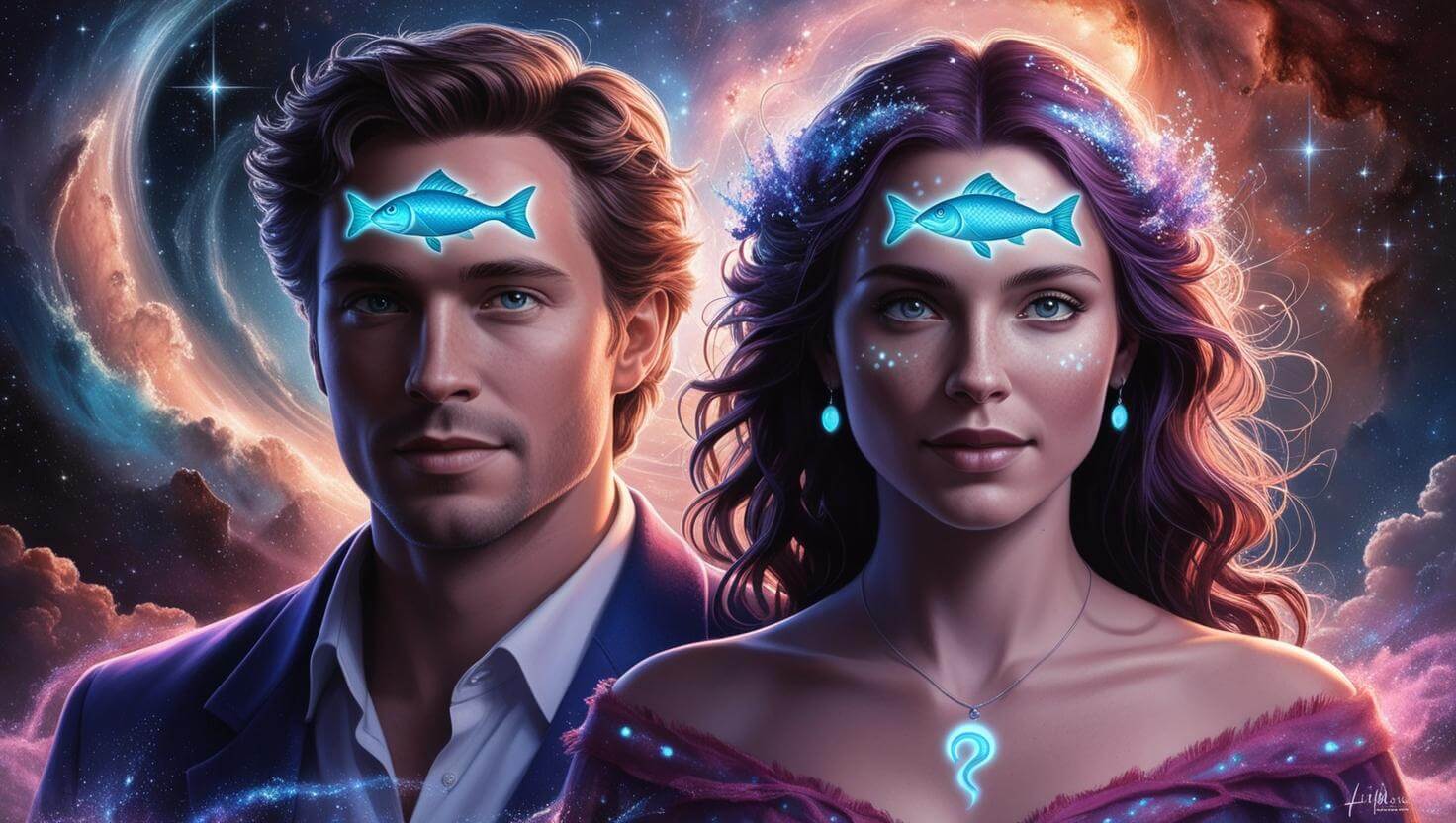 Pisces Man and Pisces Woman - Love Compatibility Calculator