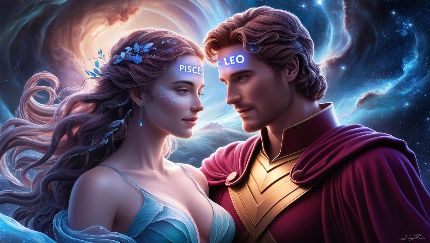 Pisces Woman and Leo Man - Love Compatibility Calculator