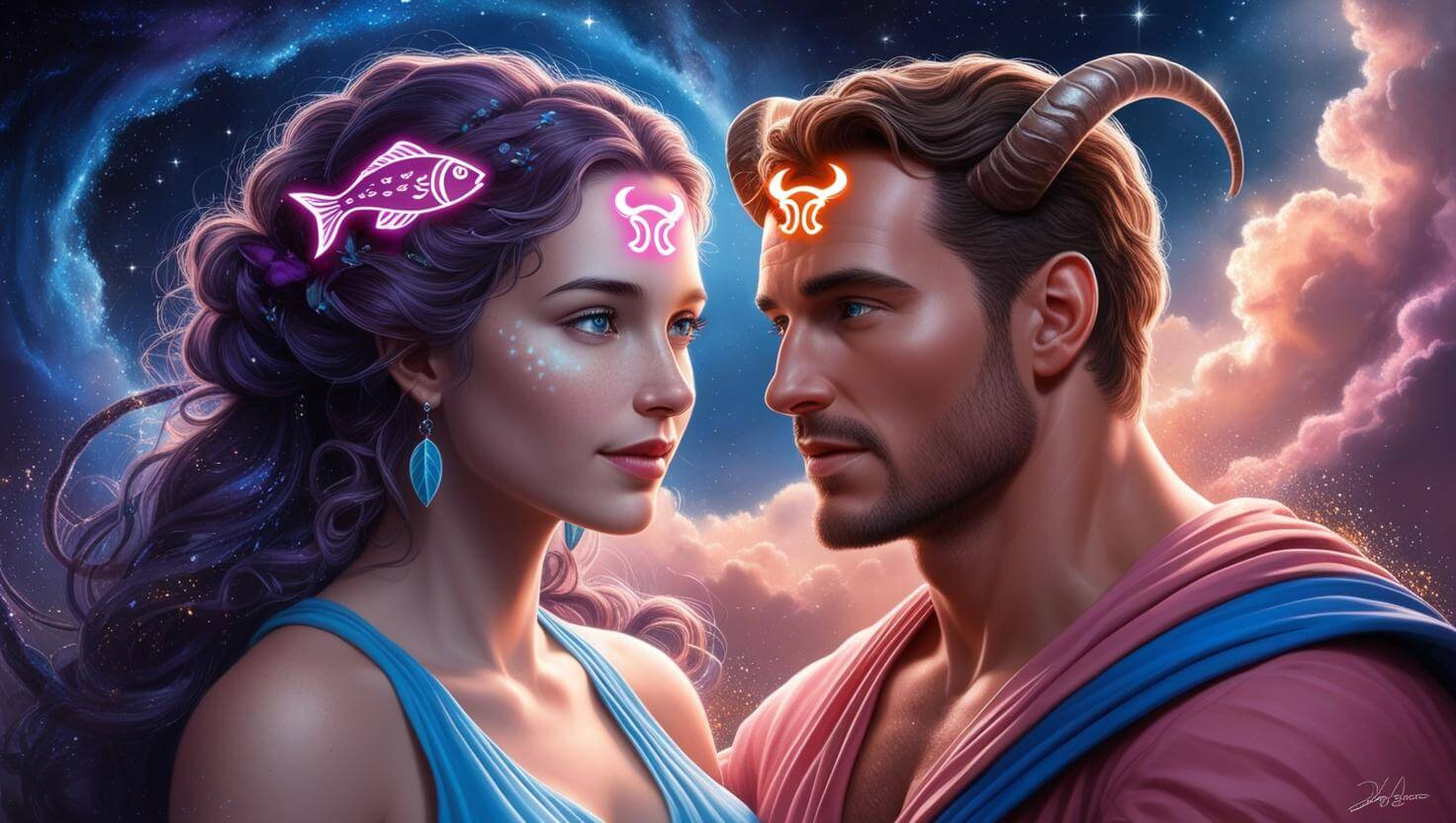 Pisces Woman and Taurus Man - Love Compatibility Calculator