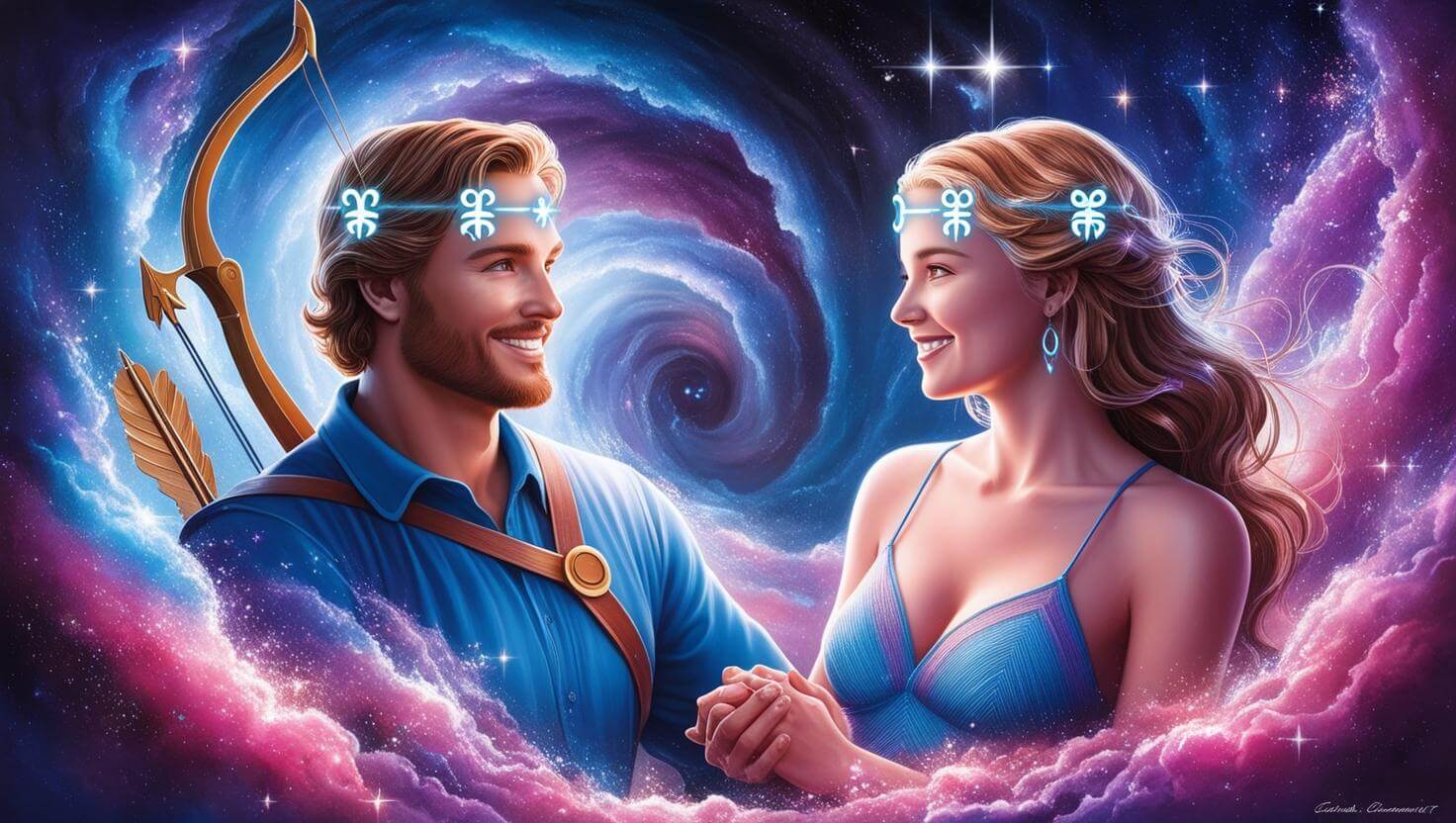 Sagittarius Man and Gemini Woman - Love Compatibility Calculator