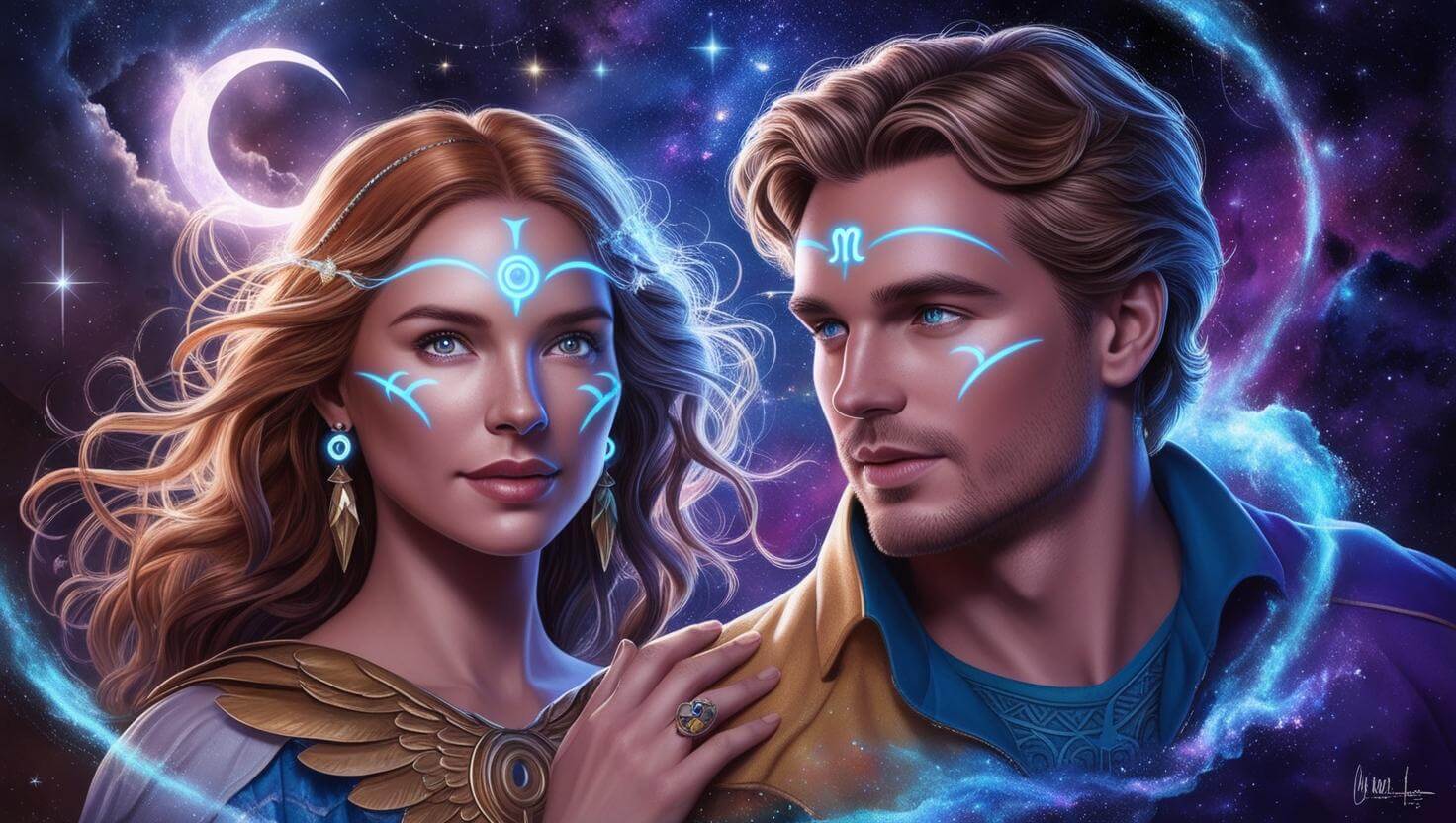 Sagittarius Woman and Aquarius Man - Love Compatibility Calculator