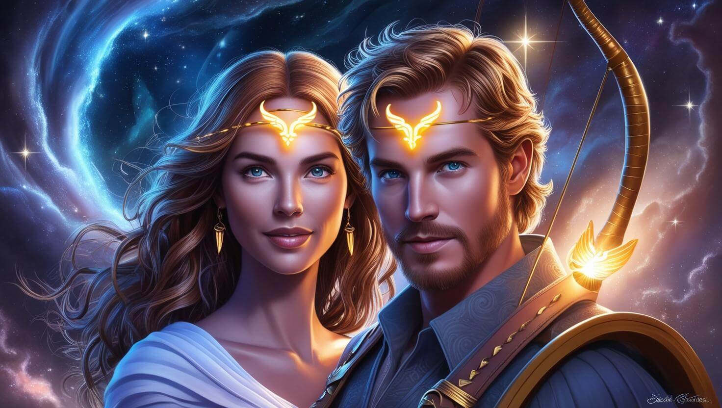 Sagittarius Woman and Sagittarius Man - Love Compatibility Calculator