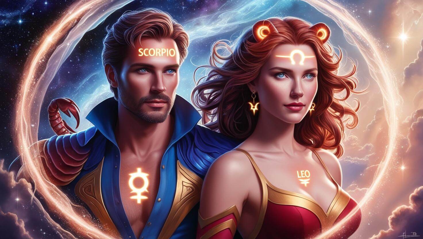 Scorpio Man and Leo Woman - Love Compatibility Calculator