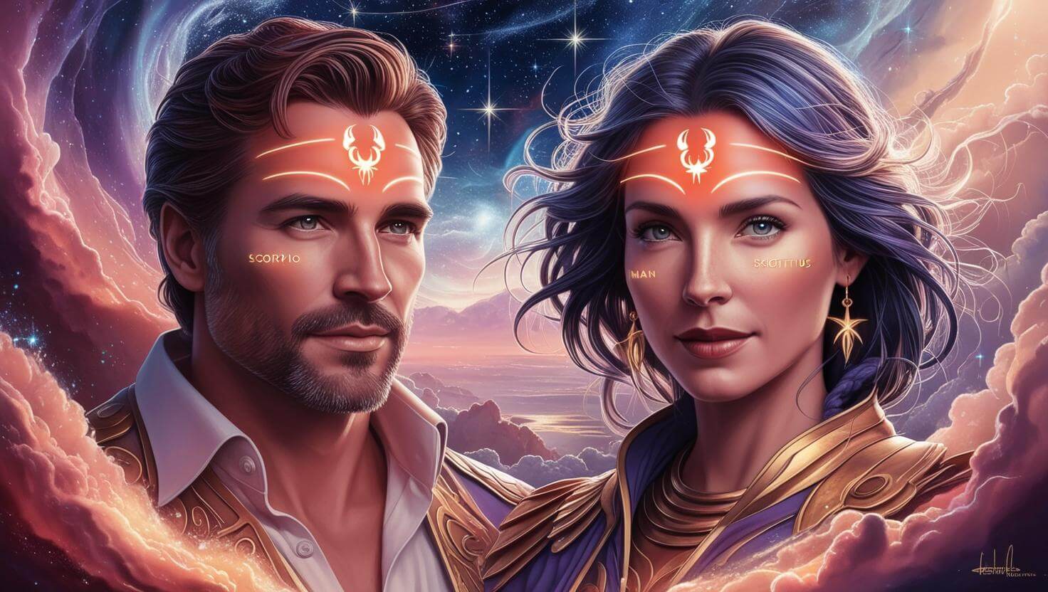Scorpio Man and Sagittarius Woman - Love Compatibility Calculator