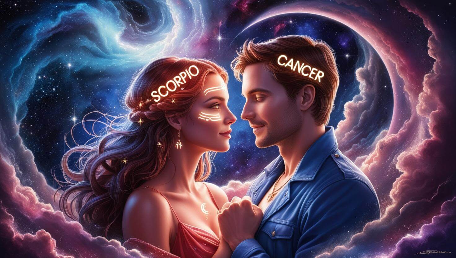 Scorpio Woman and Cancer Man - Love Compatibility Calculator