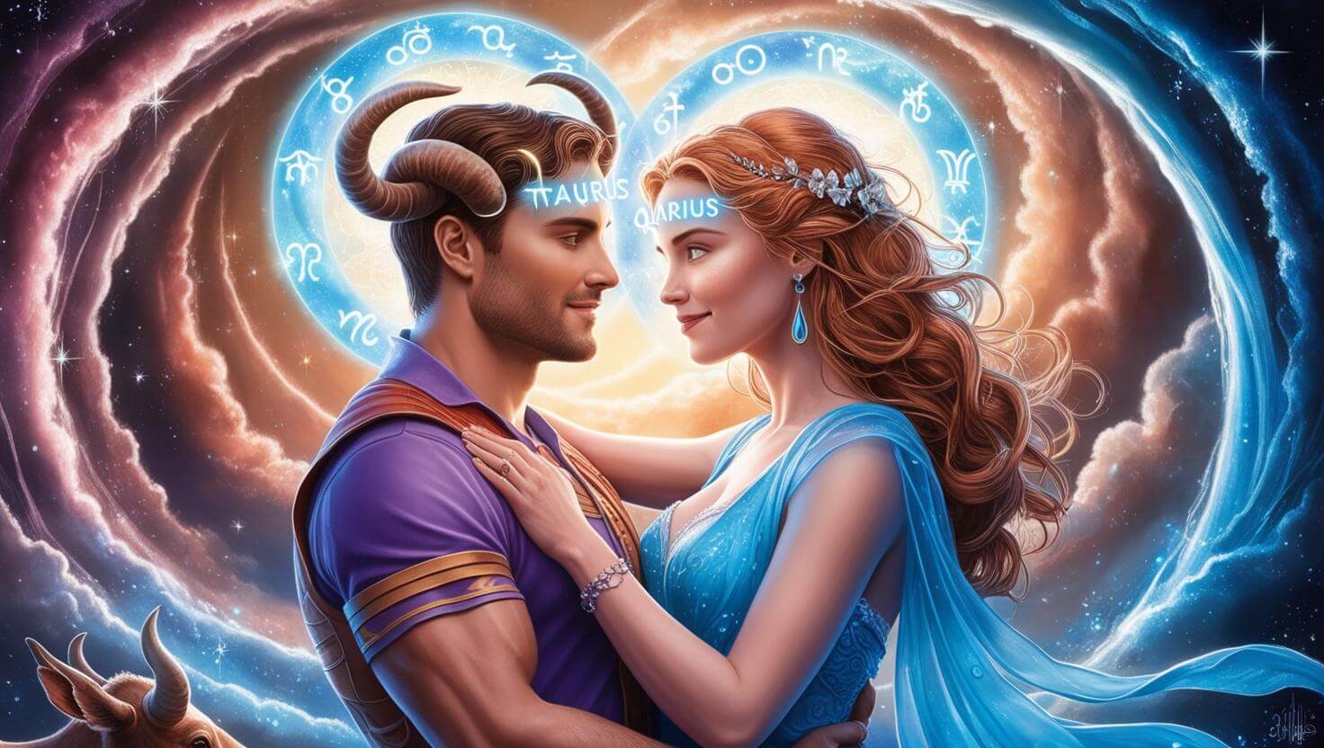 Taurus Man and Aquarius Woman - Love Compatibility Calculator