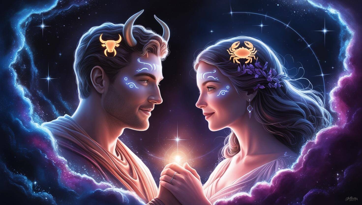 Taurus Man and Cancer Woman - Love Compatibility Calculator